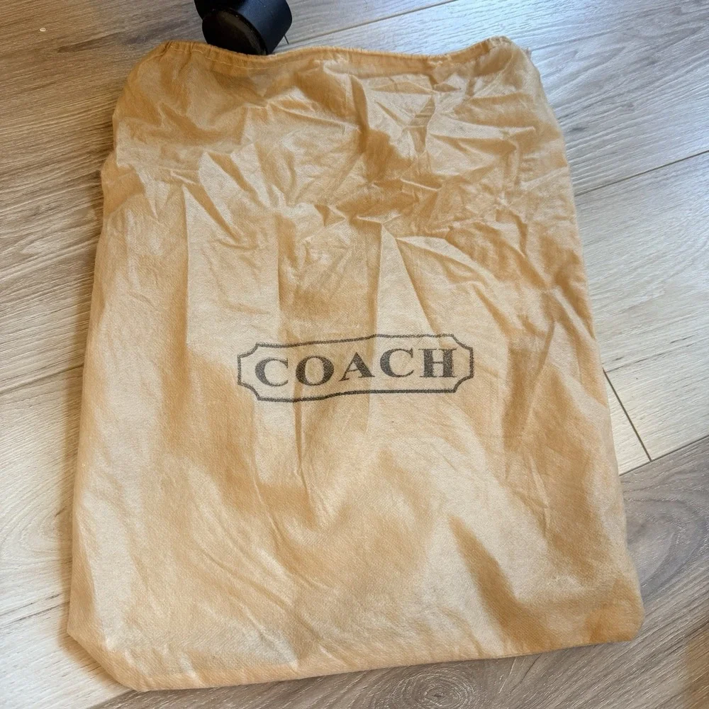 COACH Patchwork Multicolor Hobo Bag Y2K 374 Cotton Shoulder Bag Vintage Style